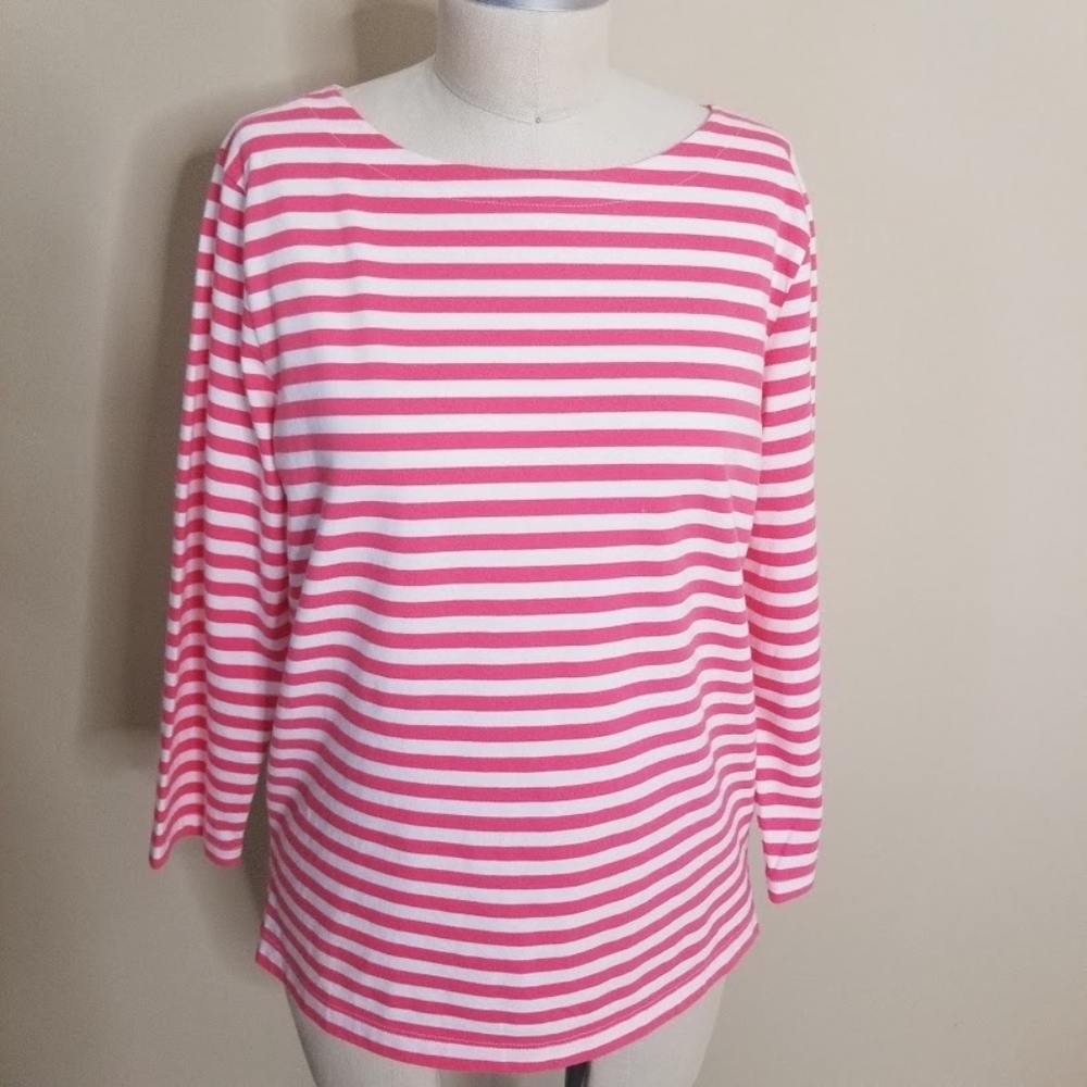 J.Crew  100% Cotton woven back striped shirt